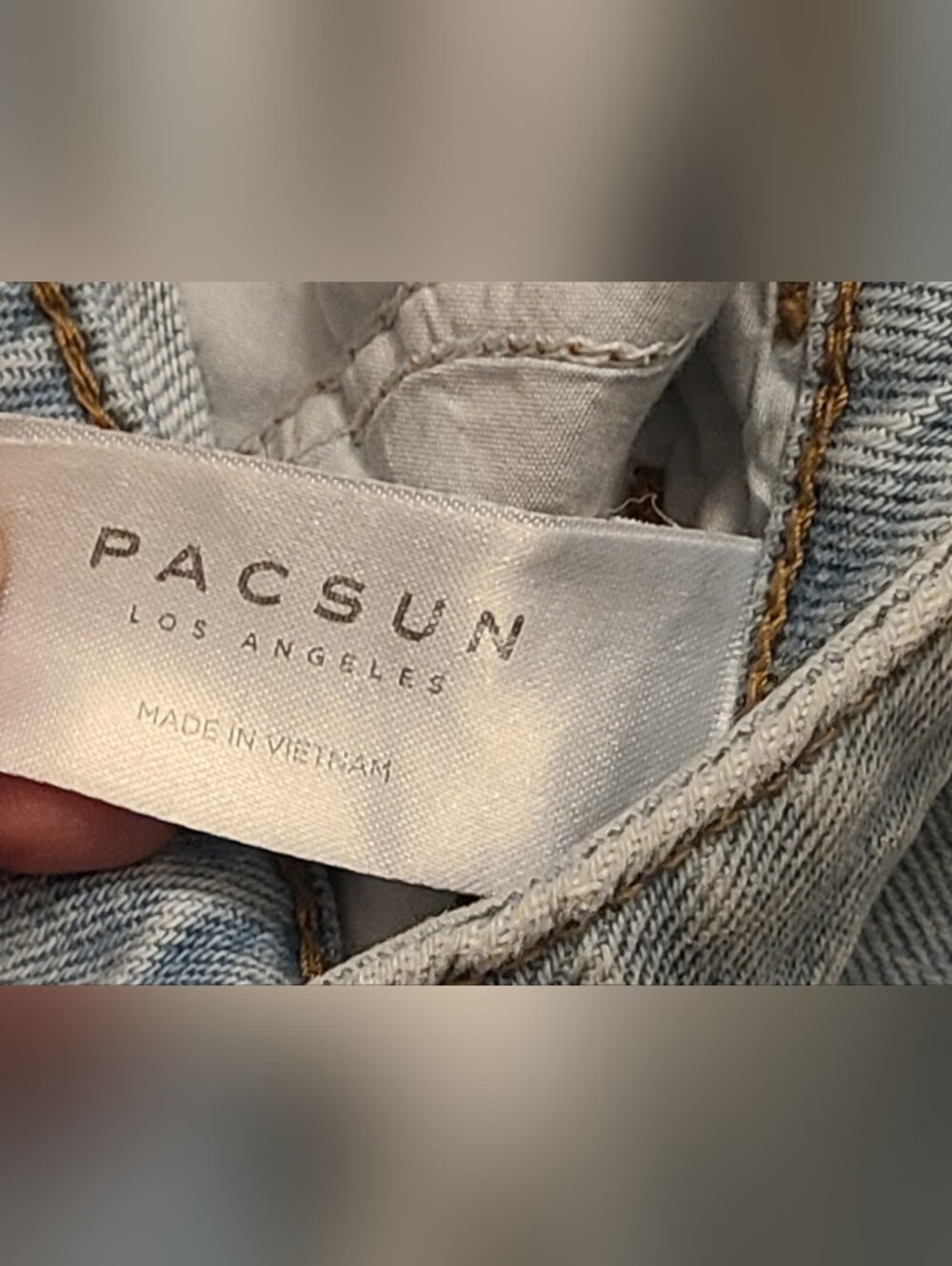 Pac Sun Mom Jeans Classic High-Rise Women's Straight Leg Cropped Jeans, 28 - Picture 6 of 11